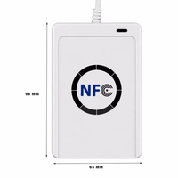 Replicador clon NFC ACR122U USB lector de lectura y escritura de tarjetas inteligentes sin contacto 13,56 MHz lector de Control de acceso de copiadora de tarjetas