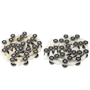 Cadenas Rotatorias y Conjunto de <span class=keywords><strong>Poleas</strong></span> para Elevadores y Escaleras Mecánicas, Cadena de Accionamiento de Pasamanos Multisección 17 19 21 24 <span class=keywords><strong>con</strong></span> Accesorios de Horquilla - Product Image 1