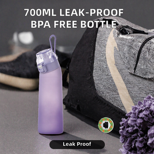 700ml BPA Free Tritan Straw <b>Water</b> <b>Bottle</b> Leak-Proof Dishwasher Safe Adult Flavored Drink <b>Bottle</b> <b>with</b> Flavor <b>Pods</b> - Product Image 2