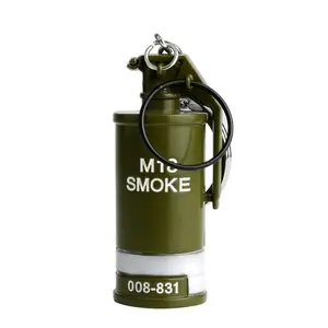 Moda savaş Royale duman bomba anahtarlık alaşım silah kolye küçük hediye duman bombası anahtarlık