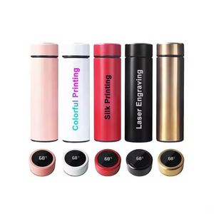 500ml <b>Smart</b> LED Digital Water Bottle Eco-Friendly Vacuum Thermos Insulated Stainless Steel Water Bottle with Temperature Display - Product Image 3