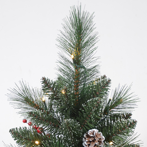 <strong>Mini</strong> Table Christmas <strong>Tree</strong> Indoor Party Decoration PVC PE Artificial <strong>Xmas</strong> <strong>Tree</strong> With Pine Cone and Red Berry-149 - Product Image 3