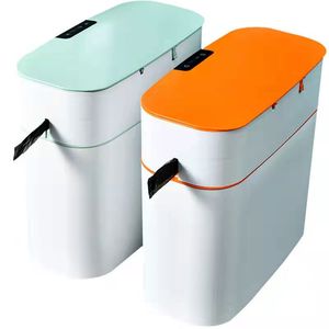 Automatic Sensor Dustbin Smart Sensor Electric Waste Bins Plastic Eco-Friendly Dust bin Home Intelligent Trash Can with open