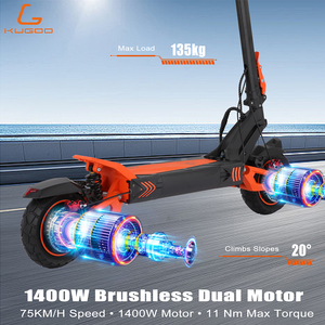 สกู๊ตเตอร์ไฟฟ้า F4 PRO มอเตอร์คู่ สำหรับผู้ใหญ่ ระยะทางวิ่งไกล 100 กม. มอเตอร์ 1400 วัตต์ ความเร็ว 75 กม./ชม. สกู๊ตเตอร์ไฟฟ้าขายส่ง - Product Image 4