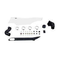 Snorkel tout-terrain UNITY 4X4 pour Nissan Navara D21 (SS700HF) - Noir LLDPE Style sportif Fixation par vis Modèle UNI-SNND22A