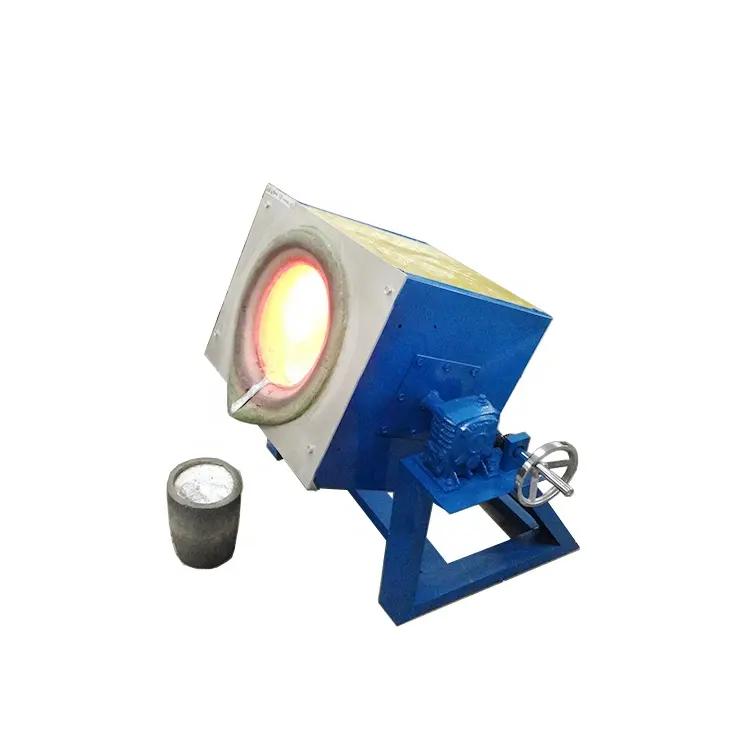 induction ferrochrome smelting furnace and lead smelting rotary furnace for lead recycling in and industrial foundry