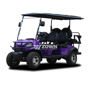 Carrito de Golf Eléctrico Personalizable ZOWN de 4 Plazas con Diseño Moderno, Tablero Digital y 2 Años de Garantía para Atracciones Turísticas - Product Image 6