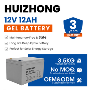 <span class=keywords><strong>Batterie</strong></span> au <span class=keywords><strong>gel</strong></span> plomb-acide 12V 5Ah 7Ah 12Ah 20Ah <span class=keywords><strong>30Ah</strong></span> rechargeable scellée pour système solaire et alimentation de secours - Product Image 1