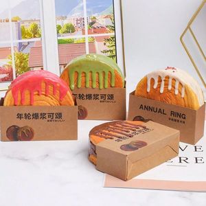 Coated Paper Tray for Snacking a Kraft Paper Cake Hamburger Sweet <strong>Boxes</strong> Packaging Custom Party <strong>Desser</strong> Food Paper Packaging Box - Product Image 1