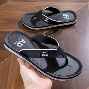 Men's Blue <strong>White</strong> <strong>Flip</strong> <strong>Flops</strong> Thong Style Non-Slip Thick Sole Sport Beach Slippers Wholesale OEM ODM - Product Image 5