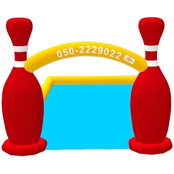 Airtight inflatable human bowling tracks,bowling zorb games, inflatable bowling pin game amusement and carnival fun fair use