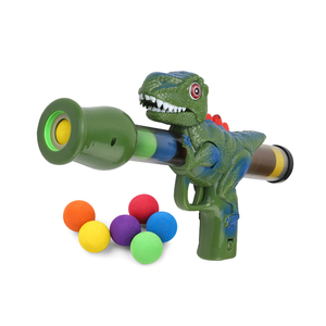 Proiettili all'ingrosso e suono ruggente dinosauro pistola a proiettile morbido ad aria per ragazzi che sparano al giocattolo della pistola - Product Image 1