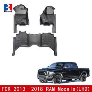 Alfombrillas de Coche 5D Personalizadas de Fábrica, de Goma TPE Ecológica, Impermeables y Antideslizantes, 3 Piezas para Modelos Dodge Ram (LHD) 2013-2018 - Product Image 3