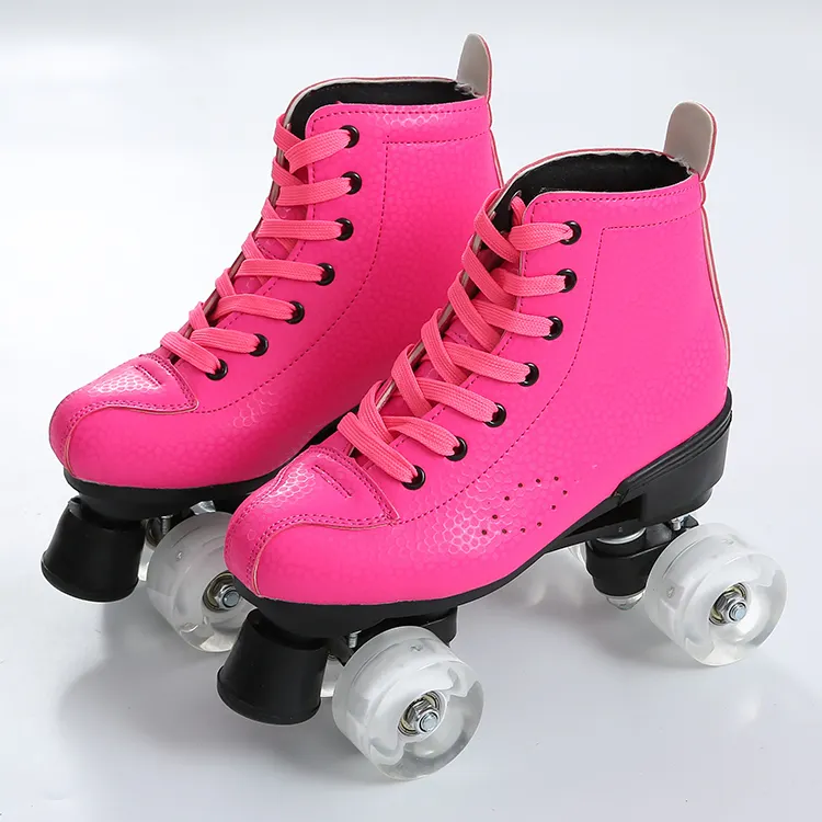 Nieuwe Product Skate Schoenen Fabriek Prijs Rolschaatsen. Quad Skate Roller Knipperende Roller