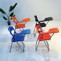 Chaise de formation pliable bon marché, adaptée à l'école, à la maison, à l'hôtel, à la salle de conférence, chaise de formation avec tableau d'écriture