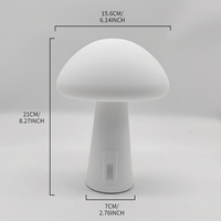 Décoration de la maison lampe de table veilleuses contrôle 3 couleurs Rechargeable style moderne lampe champignon alimentation cc pour chambre
