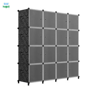 경제 및 휴대용 저장 캐비닛 옷 걸이 옷장 방 저장을 위한 휴대용 옷 옷장 - Product Image 2