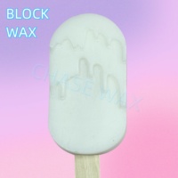 Fabricant de cire Chase cire dure en forme de crème glacée Pop or comprimés de cire dépilatoire blocs pour la vente en gros