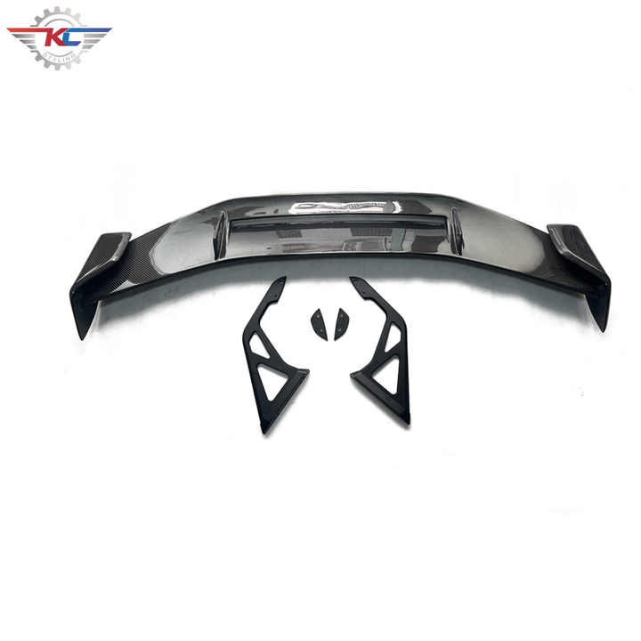 AD-R3Style Carbon Fiber Rear Spoiler High Wing Swan Neck Spoiler for ...