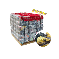 Chiffons de nettoyage industriels multicolores pour l'industrie, sac de 10 kg de chiffons de nettoyage RTS multicolores