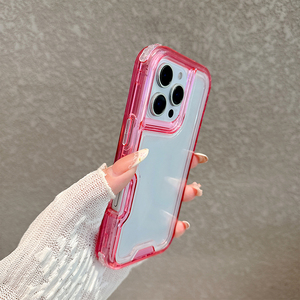 Nhiệm vụ nặng nề quân sự lai 3 trong 1 gồ ghề rõ ràng chống sốc TPU PC chống thả Armor trường hợp điện thoại cho Iphone 14 15 16 17 Pro Max cộng với - Product Image 6