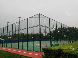 <span class=keywords><strong>Campo</strong></span> Sportivo per Interni ed Esterni per Calcio o Basket con Erba Artificiale e Recinzione Metallica - Product Image 6