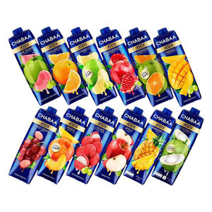เครื่องดื่มผลไม้ชาบาะ รสส้ม ขนาด 1 ลิตร น้ำผลไม้บรรจุขวด เครื่องดื่มอ่อน เครื่องดื่มแปลกใหม่ - Product Image 1