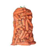 Groente-netzak met trekkoord, makkelijk te sluiten en te dragen voor supermarkt, thuisopslag, landbouw; opties van 5kg/10kg/25kg