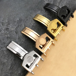 <span class=keywords><strong>Boucle</strong></span> de <span class=keywords><strong>bracelet</strong></span> en acier inoxydable de qualité 18mm 20mm <span class=keywords><strong>pour</strong></span> montre IWC Big PILOT Spitfire Timezon <span class=keywords><strong>Boucle</strong></span> déployante portugaise - Product Image 2