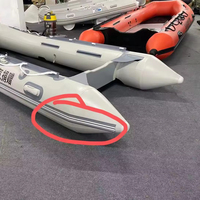 Bateau gonflable pliable de PVC 360cm du kayak 12ft de loisirs avec le plancher en aluminium
