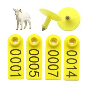 CMRFID 001-100 Étiquettes de tête en cuivre personnalisables pour bétail d'animaux de ferme Étiquette d'oreille de chèvre pour mouton - Product Image 6
