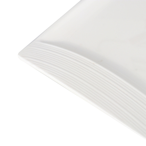 Bán buôn tùy chỉnh nhà máy giá trắng đĩa Melamine Bộ đồ ăn bít tết ngã ba dao tấm gốm sứ melamine tấm món ăn - Product Image 2