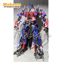 Costume LED de robot Optimus Prime pour Halloween, 2,7 m de haut, mascotte pour adultes, performance, danse
