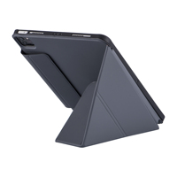 Housse mince pour tablette avec dos en TPU souple, réveil automatique/sommeil Housse en cuir à trois plis avec coque arrière pour ipad 10e génération
