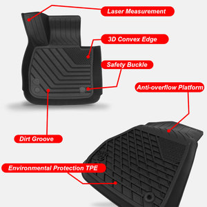 Alfombrillas de Coche Personalizables de TPE para Toyota, BMW, Chevrolet, Ford, Genesis, <span class=keywords><strong>Fiat</strong></span>, Honda, Hyundai - Product Image 4