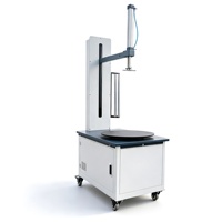 Machine d'emballage de palettes à grande vitesse à entraînement électrique, enveloppeuse de film étirable LLDPE avec pédale, machine d'emballage pour boîtes en carton