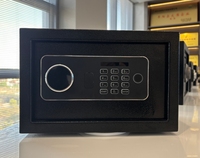 IPE-20 Digitaler Safe mit Fingerabdruck-Zugang Wandmontiert Anpassbar Diebstahlsicher Heim-Sicherheit Hotelsafe WLAN-Funktion Tresor