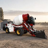 Nouvelle Arrivée Camion Malaxeur à Béton 6 m³ Châssis 6x4 pour Travaux de Tunnel