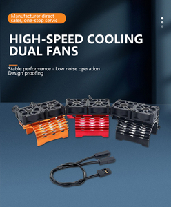 Ventilador de Refrigeración para Motor, Disipador de Calor, Radiador de 28/36/42/56 mm con Componentes Metálicos de Alta Velocidad de 8.4v 16000-32000rpm para Drones, Piezas FPV - Product Image 3