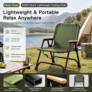 Chaise pliante d'extérieur double tube en forme de fer à cheval, <span class=keywords><strong>tabouret</strong></span> portable, table de <span class=keywords><strong>camping</strong></span> renforcée, pour balcon, cour et loisirs - Product Image 4