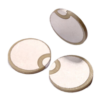 Cakram keramik piezoelektrik, 245-252KHz PZT 4 PZT 5 ketebalan 8 mm Diameter 1 mm untuk berbagai aplikasi