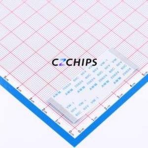 FFC-0.5-40P-50mm FFC Cable (Flexible Flat Cable) P=0.5mm Connector 40P 0.5mm 0.3mm Non-Inverting - Product Image 1