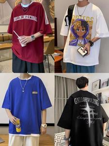 <span class=keywords><strong>Nuova</strong></span> T-shirt Casual da Uomo con Stampa, Vendita all'Ingrosso, Alta Qualità, Traspirante, Manica Corta con Design in Rilievo - Product Image 4