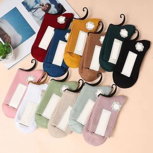 Women's Solid Color Slouch Socks Mid-Calf Length Sweat Absorbent Casual Spring Autumn Wear - Product Image 4