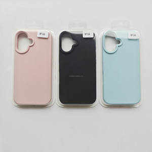 Coque de téléphone en silicone pour iPhone 15 16 <span class=keywords><strong>Pro</strong></span> Max coque de téléphone durable anti-empreintes digitales résistante à l'huile pour iPhone15 couleur pure - Product Image 5