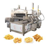 Machine à beignets pomme de terre frites nouilles machine à frites automatique machine à frire huile d'arachides alimentaires