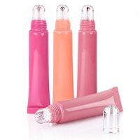 Tubes de gloss à lèvres vides personnalisés Firduas, 10 ml, 15 ml, applicateur en forme de bulbe transparent pour huile à lèvres, emballage cosmétique à étiquette privée