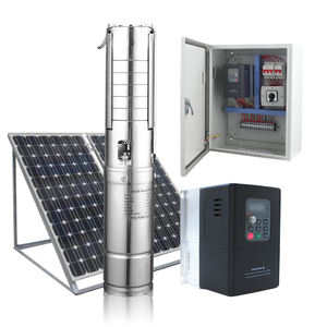 4 inç AC ve DC dalgıç kuyu pompası güneş su pompası 200m dalgıç su pompası 3 hp güneş enerjisi ile - Product Image 2