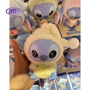 Original auténtico <span class=keywords><strong>Lilo</strong></span> & Stitch comer algo antes de dormir caja ciega muñeco de peluche lindo pijama Stitcch niños juguetes regalos - Product Image 5