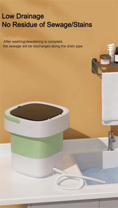 12L Mini Portable Foldable Wig Hotel <strong>Camping</strong> Folding <strong>Washing</strong> <strong>Machine</strong> - Product Image 4